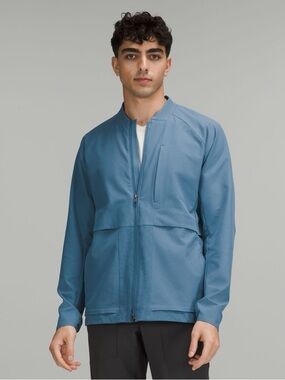 Lululemon Blue Warp Light Bomber Jacket size M for Men